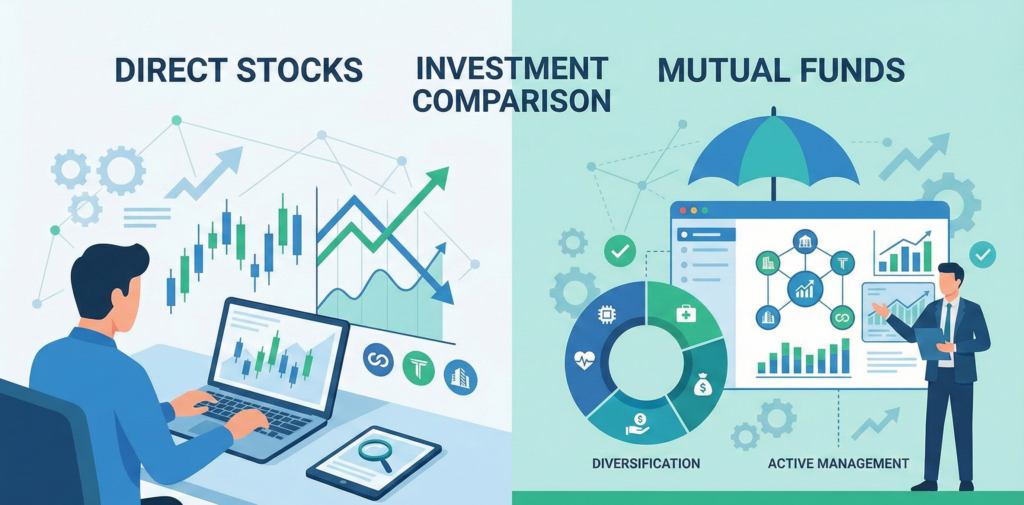 Direct Stocks vs Mutual Funds