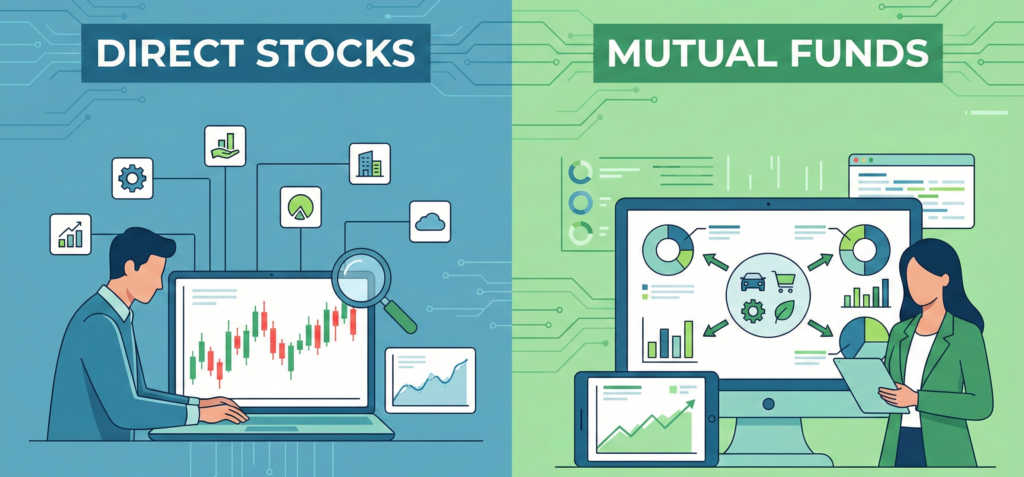 Direct Stocks vs Mutual Funds